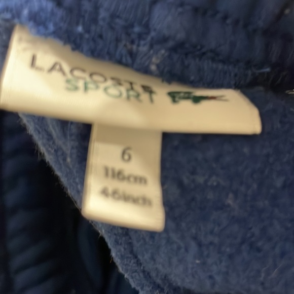EUC Lacoste Turquoise Joggers Size 6 - Picture 6 of 7